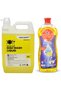 5 Liter Long Lasting Fragrance Lemon Zest Dishwashing Liquid With 1500 Ml | 5 L+1.5L - 2