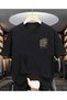 Men's Patch Detailed'Classic Style' T-Shirt