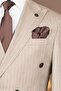 Exclusive Men's Double-Breasted Suit Slimfit –Slimfit, Please Choose 1 Size Larger. - 4