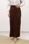 Knitwear Skirt Tsd250242 Bitter Brown