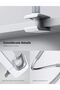 Gooseneck Tablet Holder, Tablet Stand: Flexible Arm Clip Tablet Mount Compatible with iPad Mini Pro Air - 6