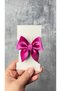 Baby Fuchsia Velvet Hairless Baby Clip (Baby Clip with Less Hair) - 2