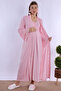 Breastfeeding Featured Cotton Maternity Set 4 Pieces Effortt - Pink - 6