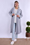 Effortt Maternity Maternity Pajama Set with Blue Dressing Gown