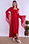 Breastfeeding Featured Cotton Maternity Set 4 Pieces Effortt - Cherry - 7