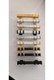 Yörük Black-Chrome 5 Pcs 64 mm (6.4 cm) Handle Luxury Aluminum Cabinet Kitchen Drawer Children's Room Handle - 7