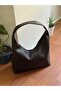 Large Casual Leather Women's Shoulder Bag - 3