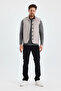 Men's Mock Neck Button Double Sided Vest - 7
