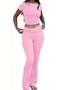 Women's Two-Piece Set Leggings T-Shirt - 2
