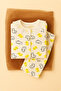 Baby Girl Set Duck Patterned Cotton Long Sleeve - 3
