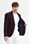 Avr Zoro Men's Dark Burgundy Polyviscon Fabric Flexible Slim Fit Sports Blazer Jacket - 6