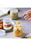 200ml Yogurt Pudding Glass Jars with Plastic Lids (6) - 4
