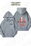 Unisex Demon Slayer Tanjiro Kamado X2 Printed Oversized Back Printed Zippered Hooded Cardigan