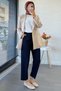 Slim Fit Women's Blazer Jacket – Stone - 7