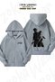 Unisex the Last of Us V5 Printed Oversized Back Printed Zippered Hooded Cardigan