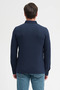 Men's Polo Neck Long Sleeve Sweatshirt - 8