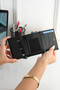 Unisex Denim Leather Wallet – Premium Quality Aluminum Mechanism, Card Holder for Women & Men - 4