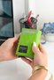 Unisex Denim Leather Wallet – Premium Quality Aluminum Mechanism, Card Holder for Women & Men