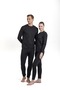 Double Layer Knitted Fabric Thermal Underwear Set Bottom Top Set Suitable for Winter Sports