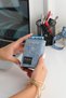 Unisex Denim Leather Wallet – Premium Quality Aluminum Mechanism, Card Holder for Women & Men - 3