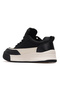 25K301 Women's Genuine Leather Patchwork Lace-Up Sneaker Shoes - 3