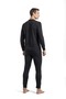 Double Layer Knitted Fabric Thermal Underwear Set Bottom Top Set Suitable for Winter Sports - 4