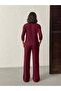 Women's Soft Ribbed Knit Fabric Bottom Top Set - 7