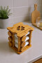 حامل توابل دوار من الخيزران مكون من 12 قطعة للمهرجانات - 5