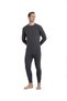 Flexible Cotton Thermal Underwear Set Bottom Top Set Moisture Absorbent - 8