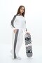Girls' 100% Cotton Long Sleeve Oversized Bottom-Top Tracksuit Set - 3