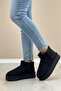 Frz F2150 Suede Fur Inside Wool Thick Sole High Heeled Women's Boots