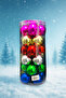 Mixed Color Christmas Tree Ornament 5cm Set of 24 |   Eng-102 | - 3