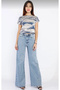 Çnr Miya Women's High Waist Wide Leg Wide Leg Loose Comfort Stretch Fabric New - 3