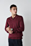 Men's Polo Neck Zippered Mercerized Knitwear - 3