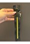 21X4 cm Yellow Toothed Black Zipper - 2