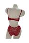 طقم حمالة صدر نسائية برباط متقاطع - 3