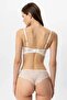 Lingerie Women's Drawstring Detailed Milan Push up Lace Bra Suit - 4