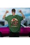 Istanbul Silhouette B Printed O Oversized Unisex T-Shirt / 95% Cotton Premium Quality / 330Gr Thick Combed Cotton
