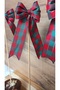 Christmas Decorative Bow Ribbon Party Toothpick Ornament - 2