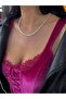 Vip series zircon stone gold necklace - 2