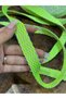 2 cm Tricot Patterned Ribbon Sewing Clothing Accessory 1 Meter Green - 4