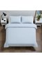100% Cotton Baby Blue Akfil Fabric Double Duvet Cover Set