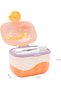 Baby Milk Powder Storage Box - Portable Formula Dispenser, BPA-Free, Orange - 6