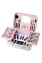 Portable Multifunctional Cosmetic Bag with Long-Lasting Glitter Eyeshadow and Lipstick Makeup Set
