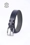 Set of 2 100% Genuine Leather Men's Jeans Belt 4cm Buffalo Leather - 4