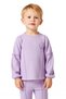Girls' Textured Knitted Crew Neck Sweatshirt and Sweatpants Set High Quality Stylish Comfortable - 5