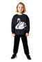 Girl's Stylish Bird Printed Knitted Set with Fleece Backing Quality Stylish Comfortable Casual - 4