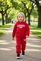 Chicago 1886 Hooded Oversized Sweatshirt and Sweatpants Set Boy's Quality Stylish