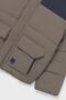 Boy's 8-18 Years Old Patterned Puffer Jacket Khaki - 4