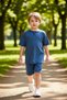 Boys' Cotton Crew Neck Short Sleeve T-Shirt and Shorts Set Quality Stylish Comfortable